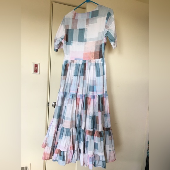 ❣️sold❣️Jessakae Saddlebrook Cotton Dress Medium Side zip Cottagecore - Picture 8 of 8